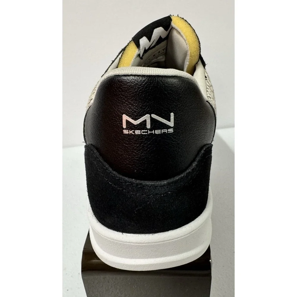 Size 8US‎ - Skechers Mark Nason Sneaker Shoes, Black/ Snake Skin Design